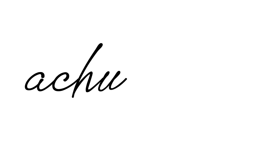 Signature of achu