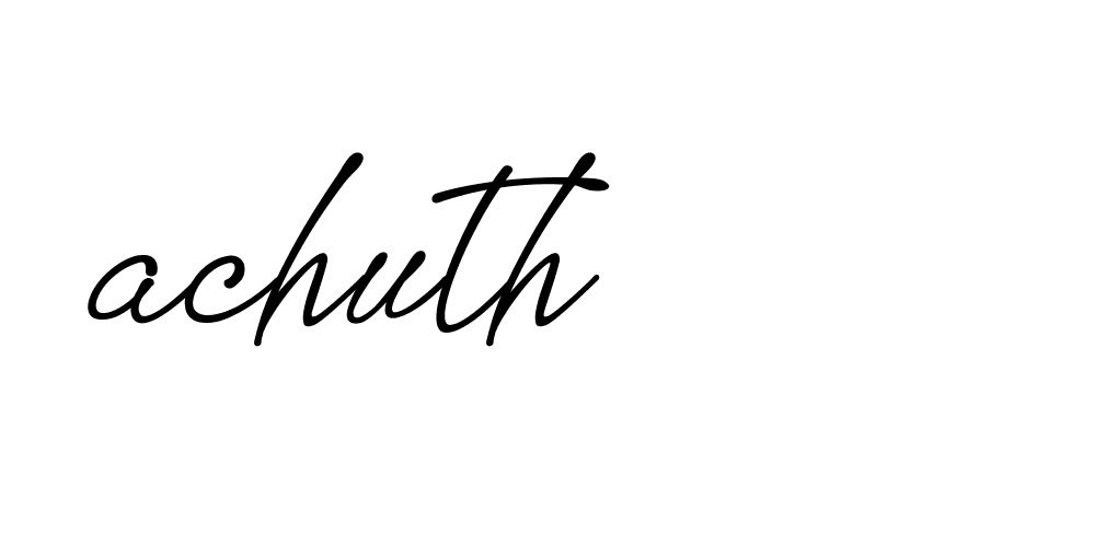 Signature of achuth