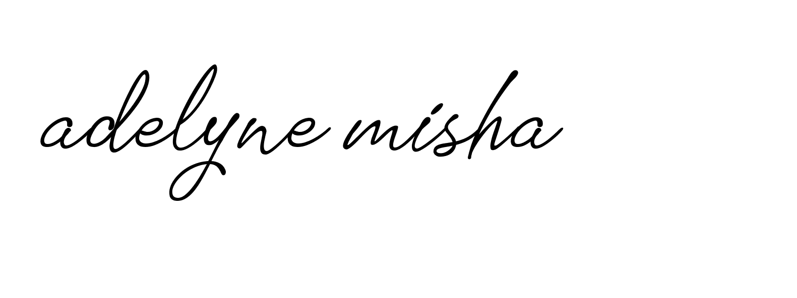 Signature of adelyne-misha