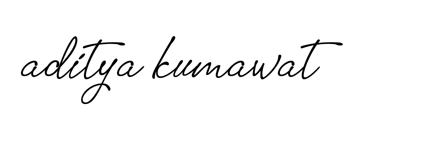 Signature of aditya-kumawat