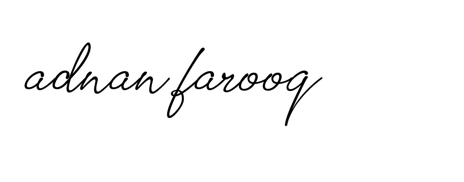 Signature of adnan-farooq