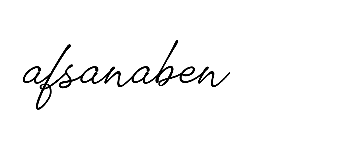 Signature of afsanaben