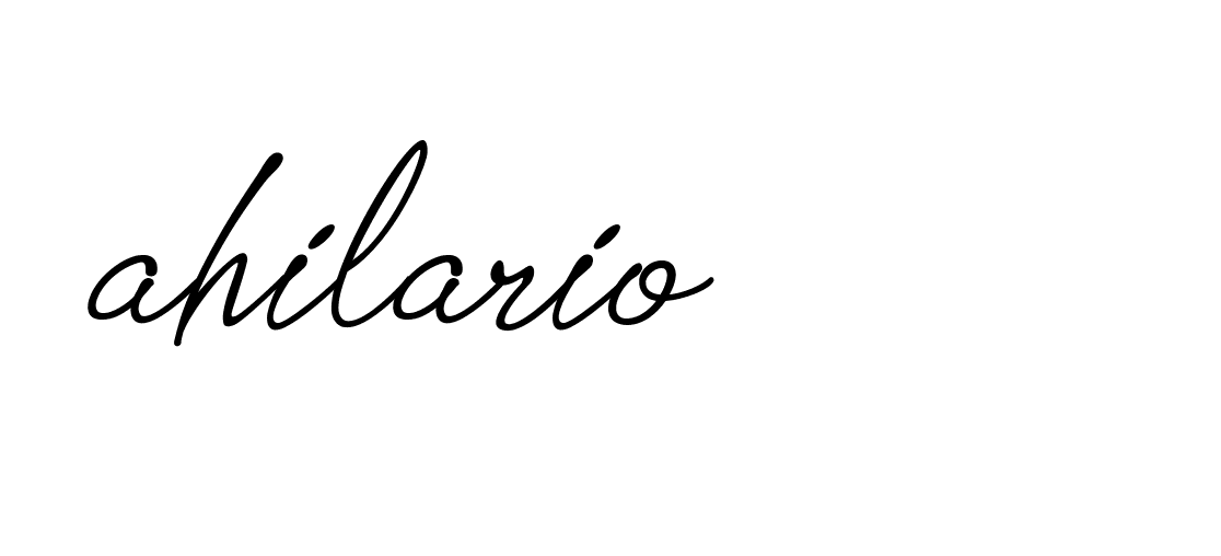 Signature of ahilario