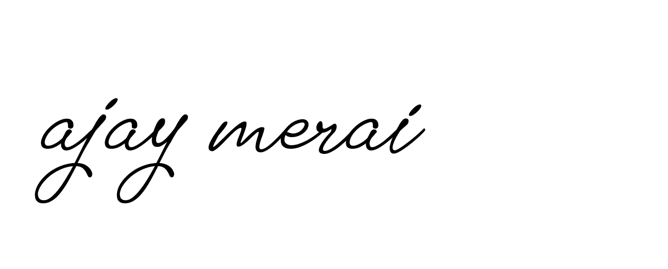 Signature of ajay-merai