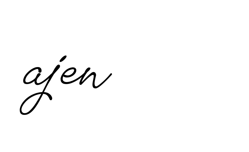 Signature of ajen