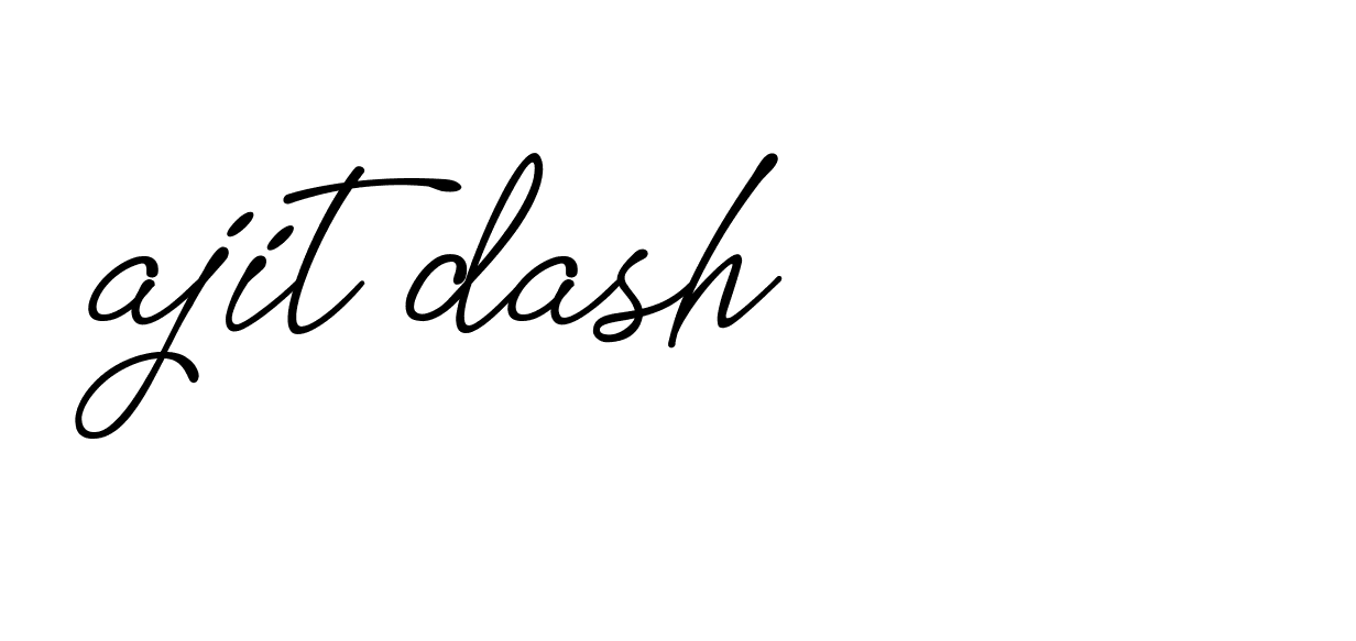 Signature of ajit-dash-