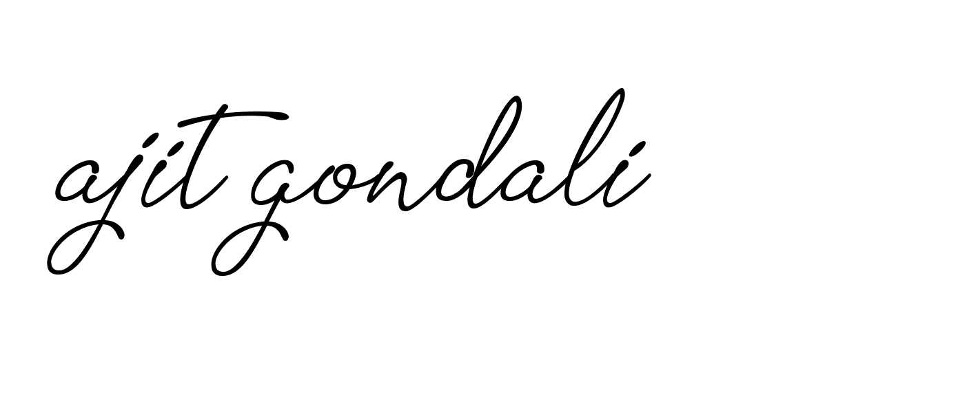 Signature of ajit-gondali