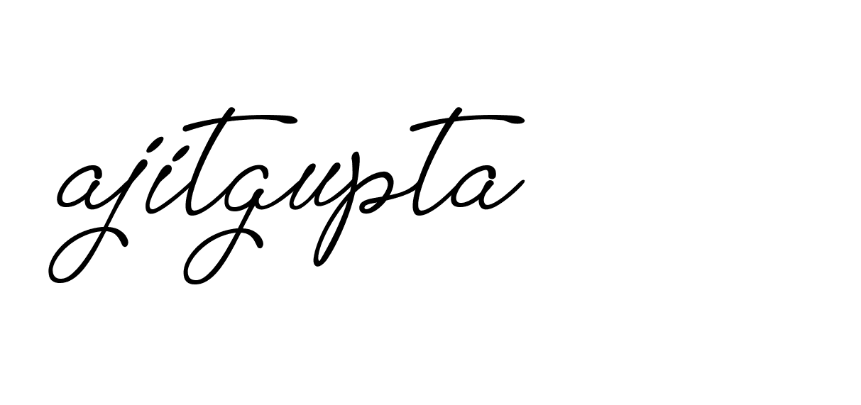 Signature of ajitgupta