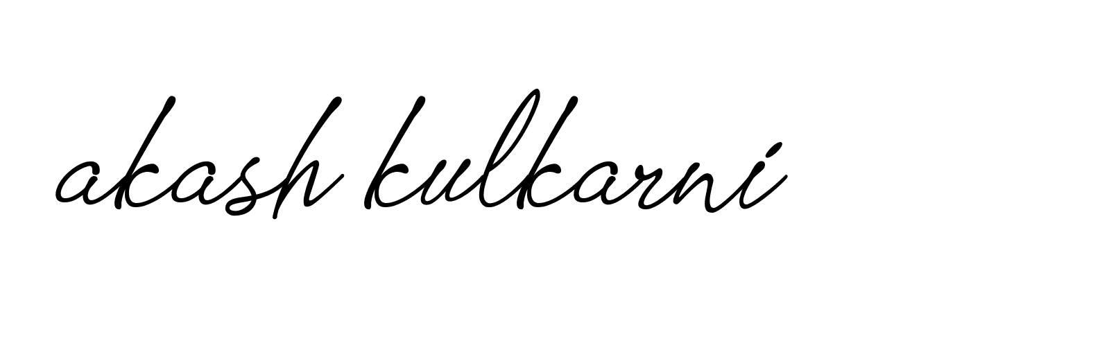 Signature of akash-kulkarni