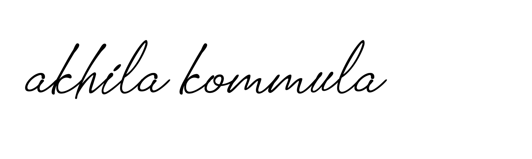 Signature of akhila-kommula