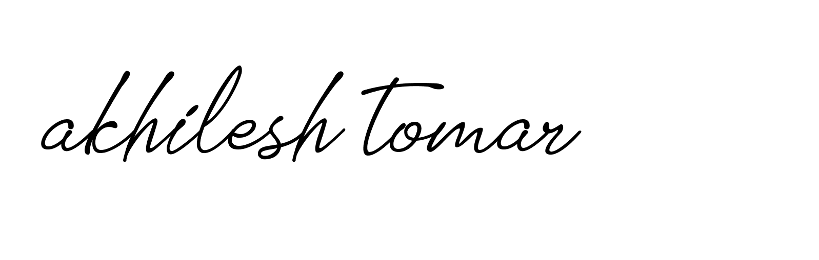 Signature of akhilesh-tomar