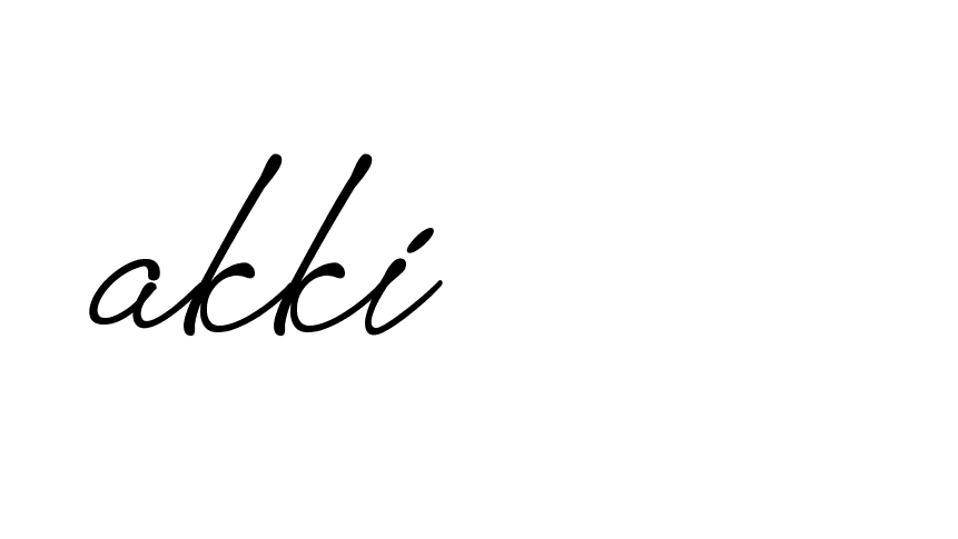 Signature of akki