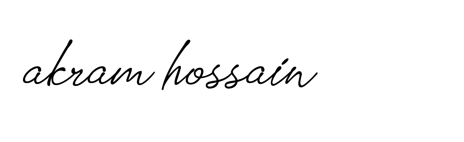 Signature of akram-hossain-