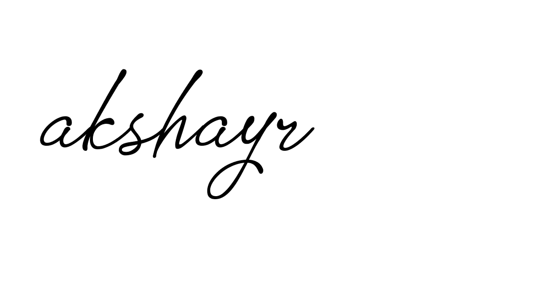 Signature of akshayr