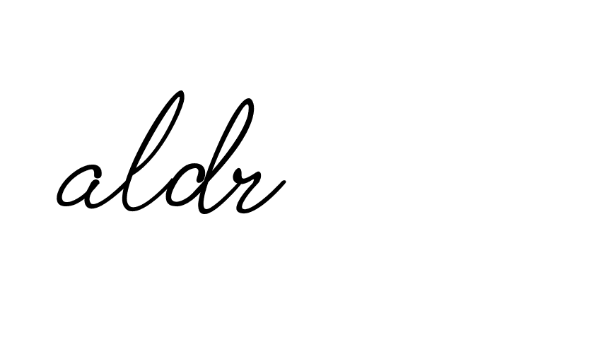 Signature of aldr