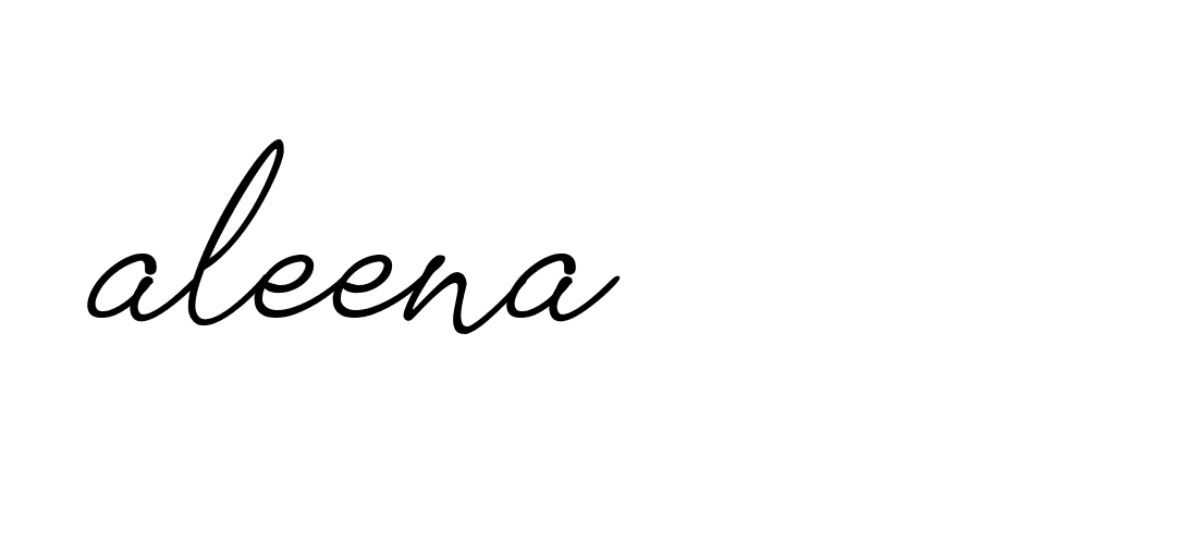 Signature of aleena-