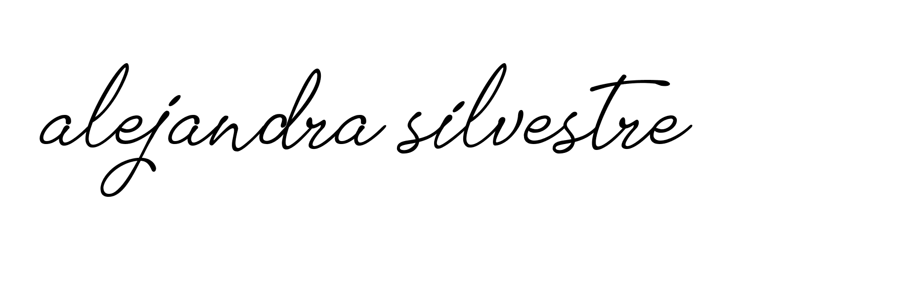 Signature of alejandra-silvestre