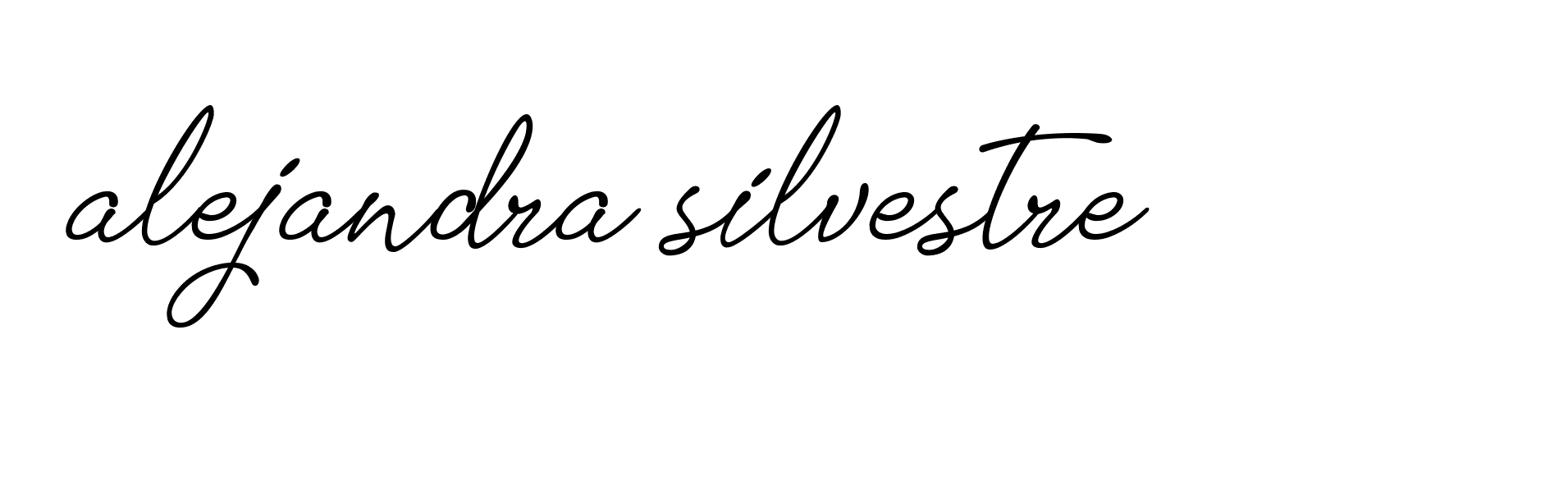 Signature of alejandra-silvestre-