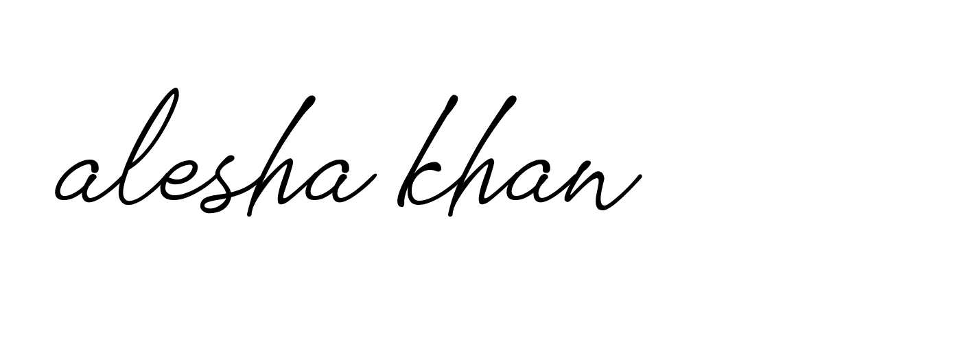 Signature of alesha-khan