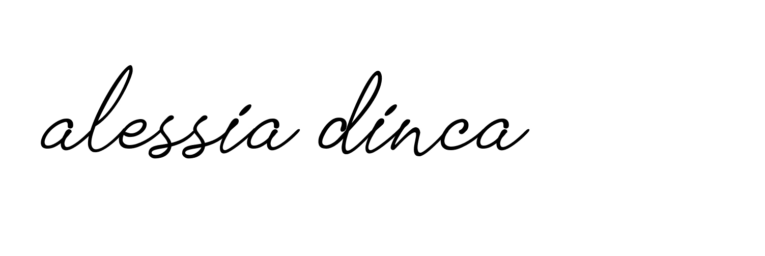 Signature of alessia-dinca