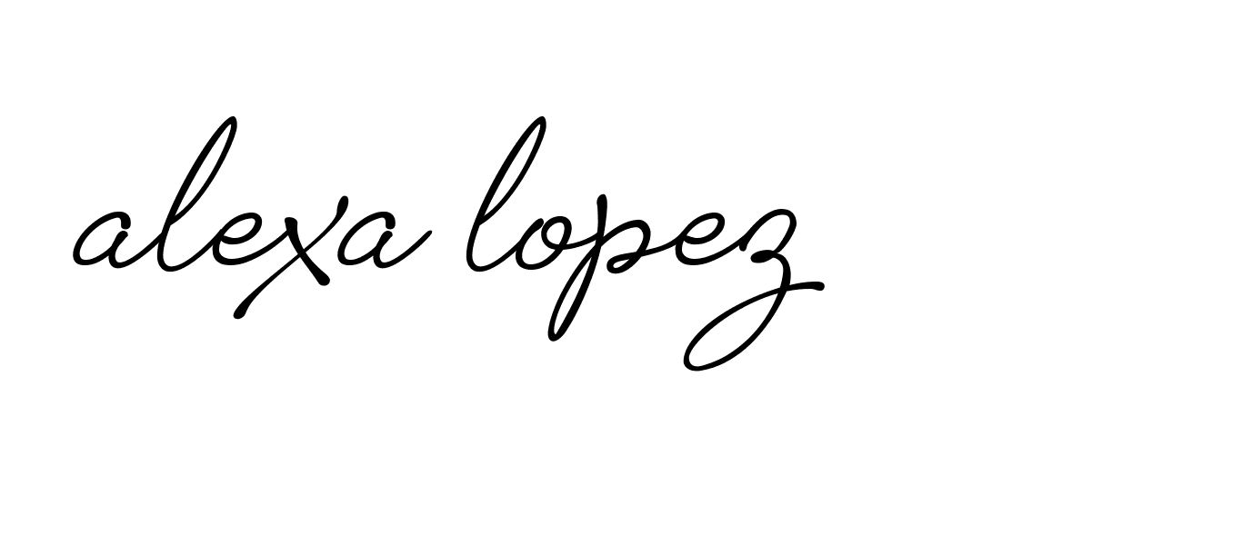 Signature of alexa-lopez