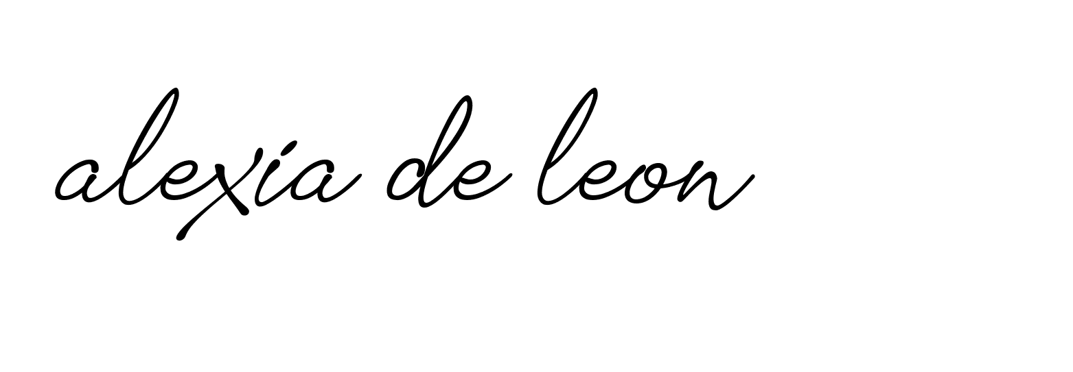 Signature of alexia-de-leon