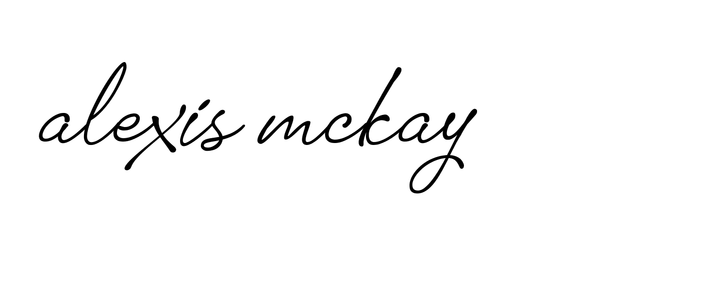 Signature of alexis-mckay