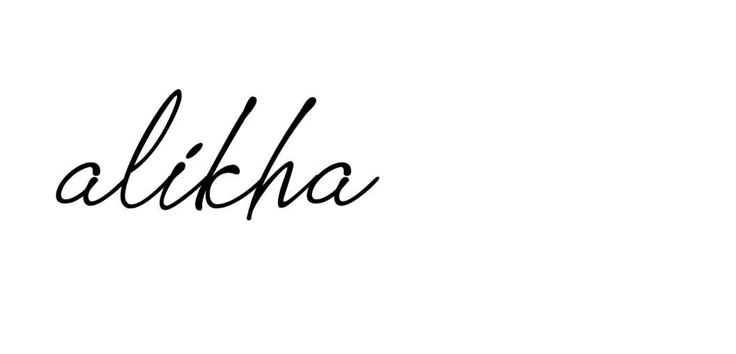 Signature of alikha-