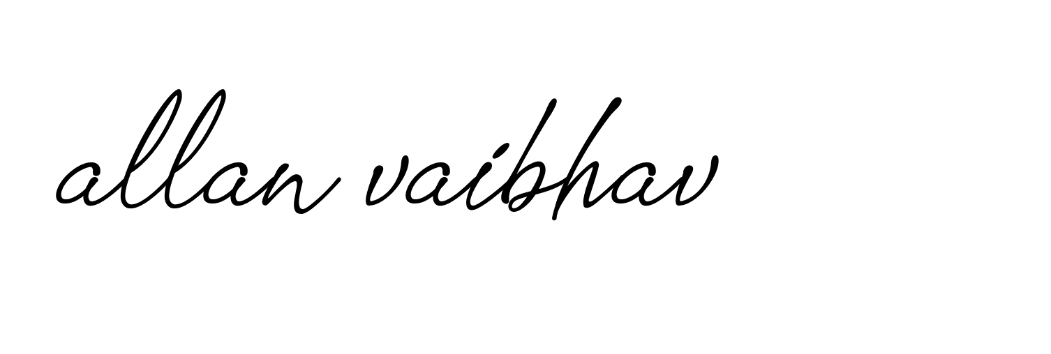 Signature of allan-vaibhav