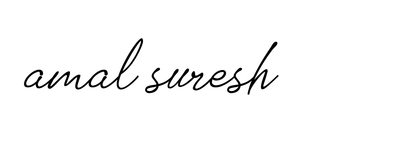 Signature of amal-suresh