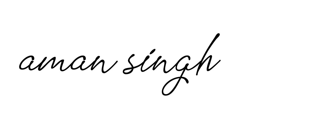 Signature of aman-singh