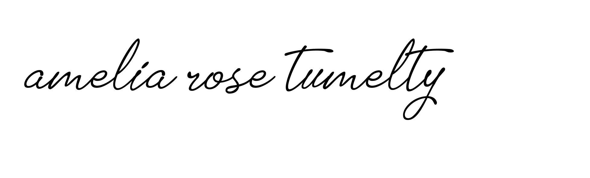 Signature of amelia-rose-tumelty