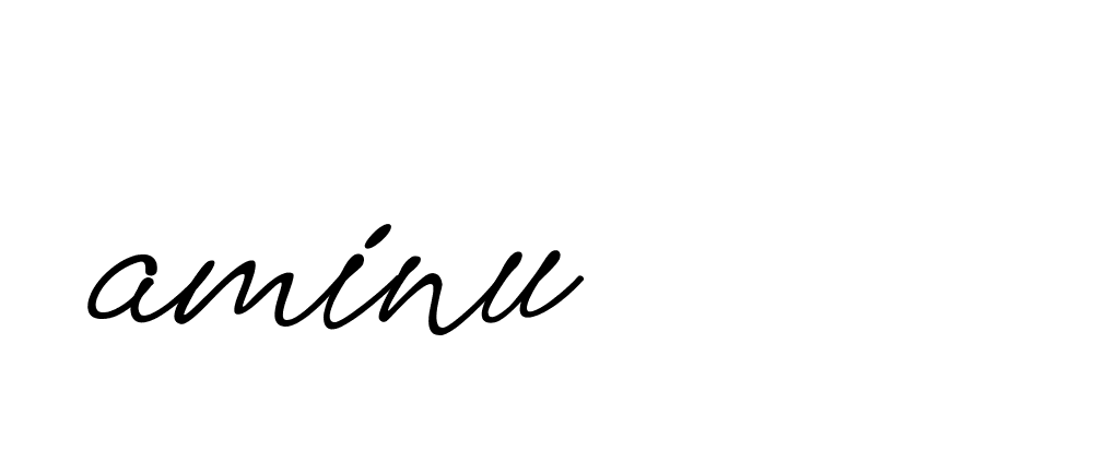 Signature of aminu