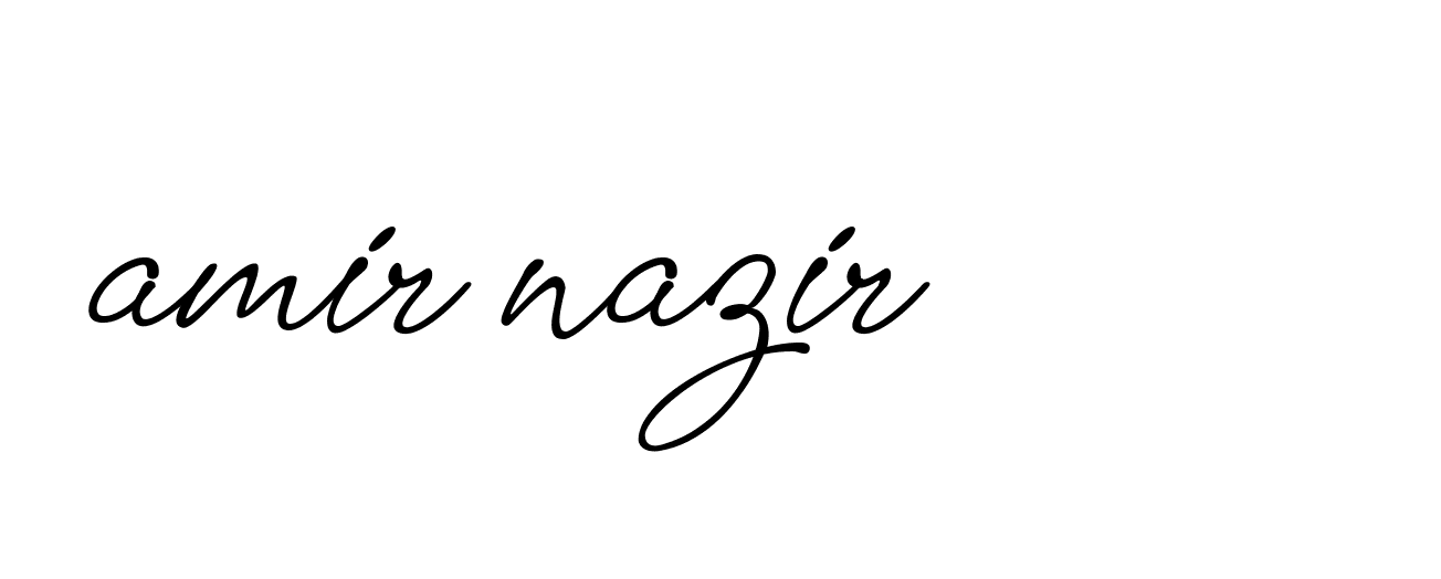 Signature of amir-nazir