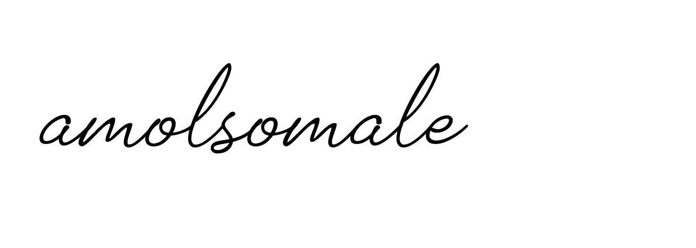 Signature of amolsomale