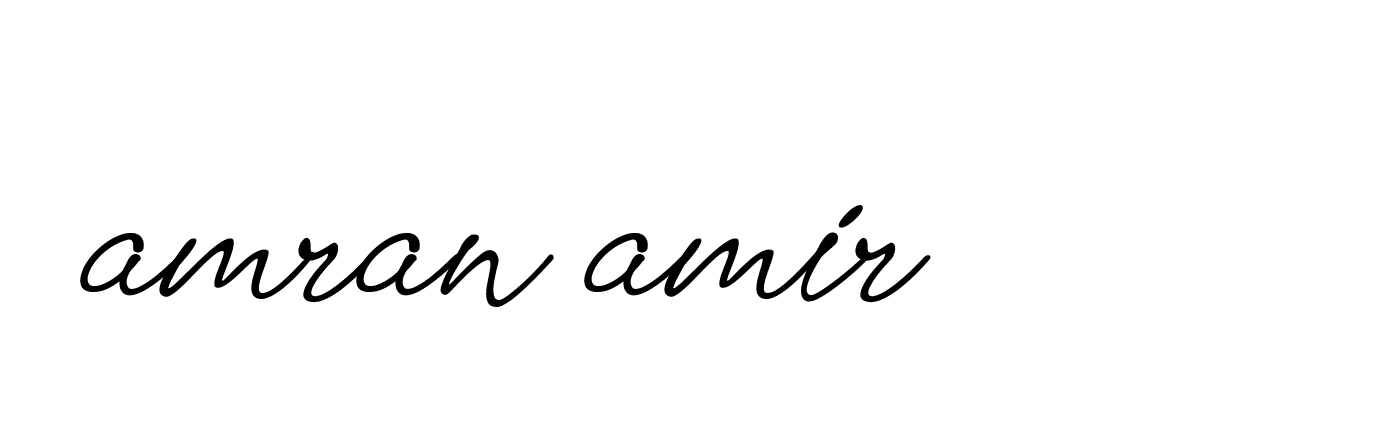 Signature of amran-amir