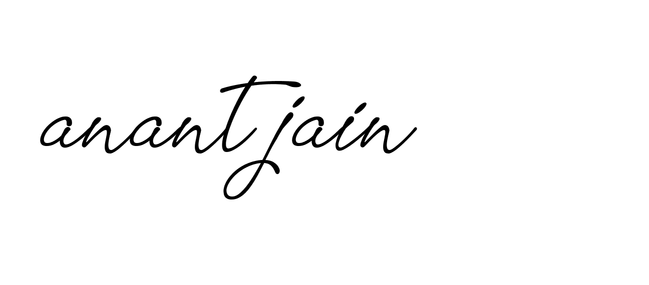 Signature of anant-jain