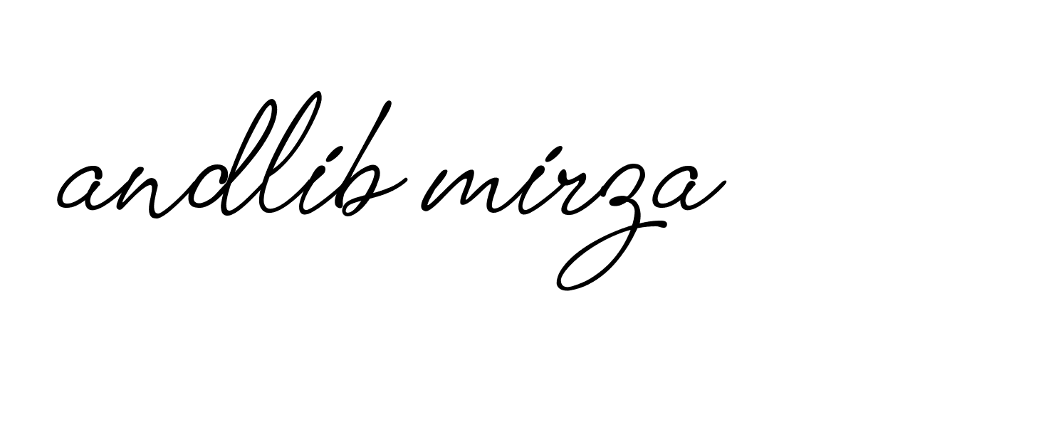 Signature of andlib-mirza