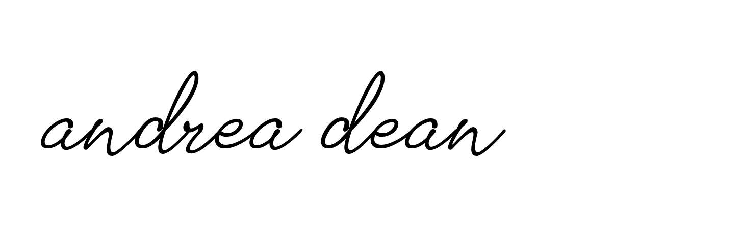 Signature of andrea-dean