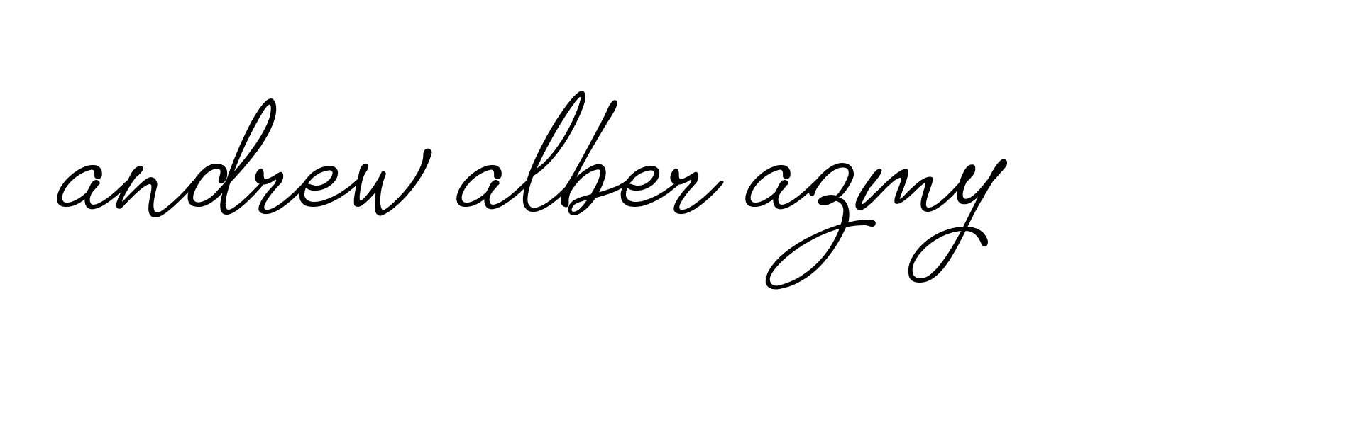 Signature of andrew-alber-azmy