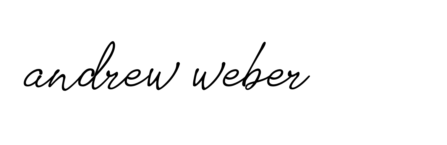 Signature of andrew-weber