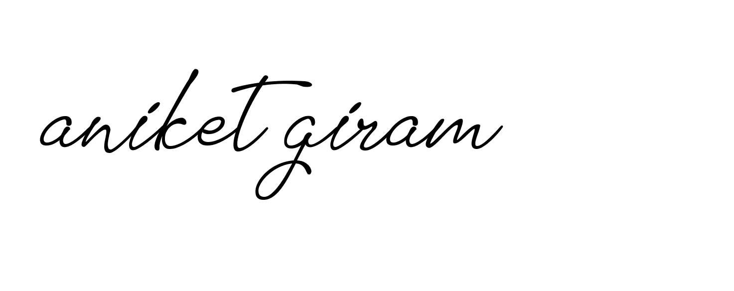 Signature of aniket-giram