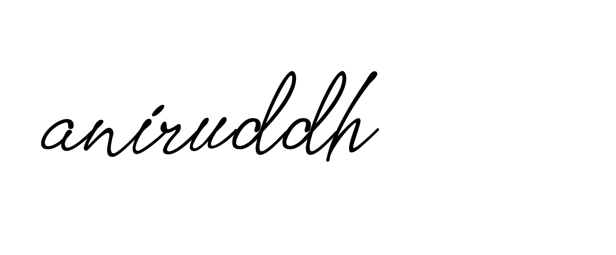 Signature of aniruddh