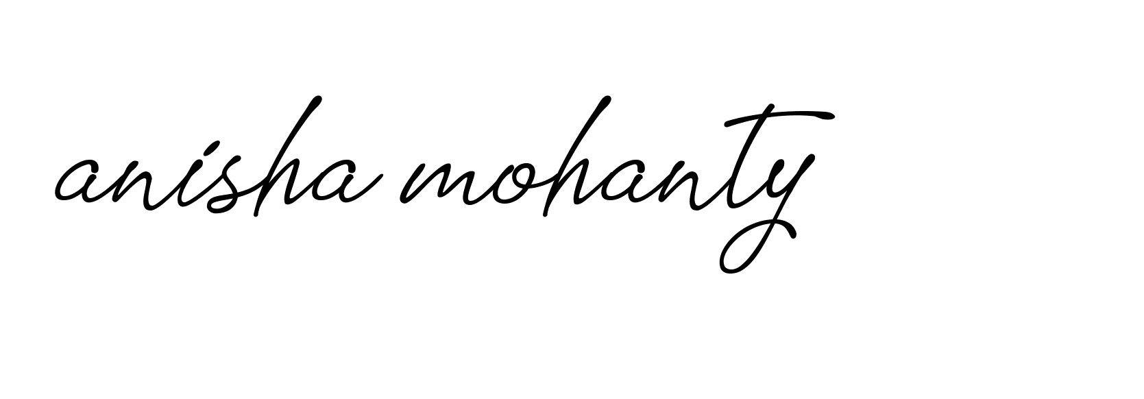 Signature of anisha-mohanty