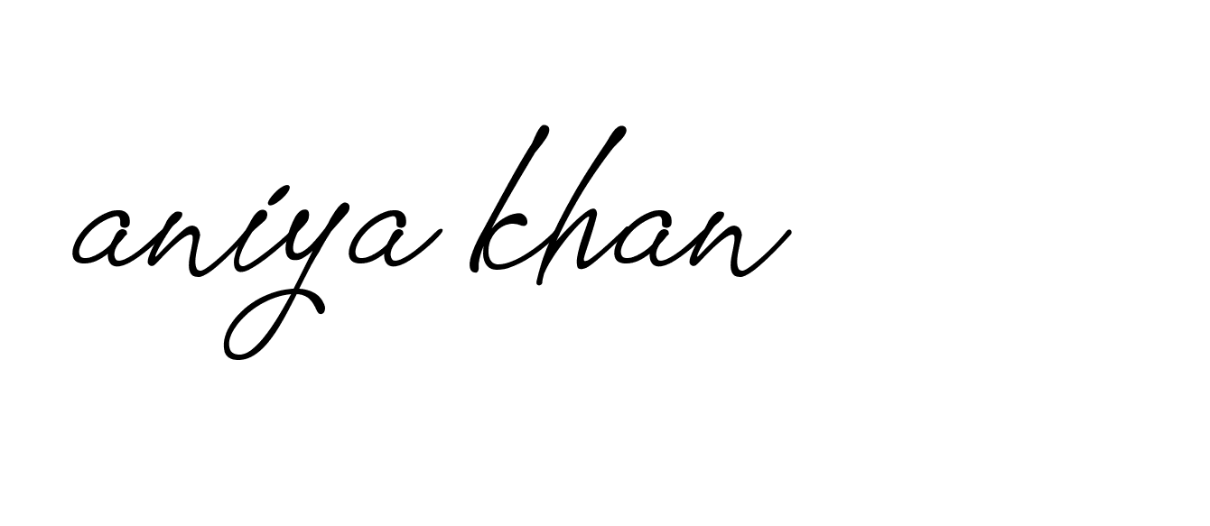 Signature of aniya-khan