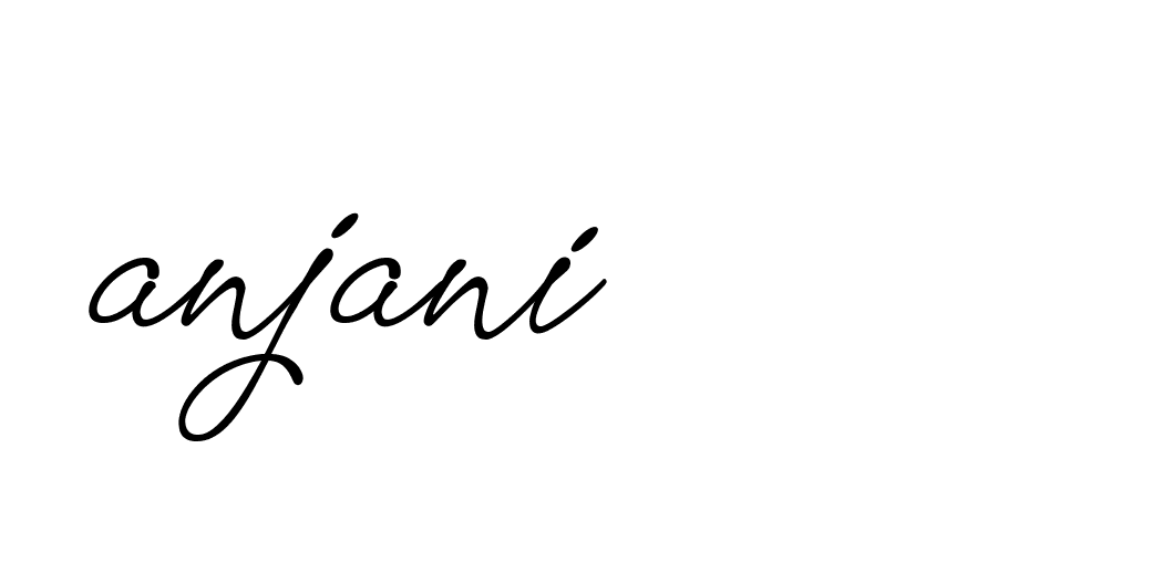 Signature of anjani-