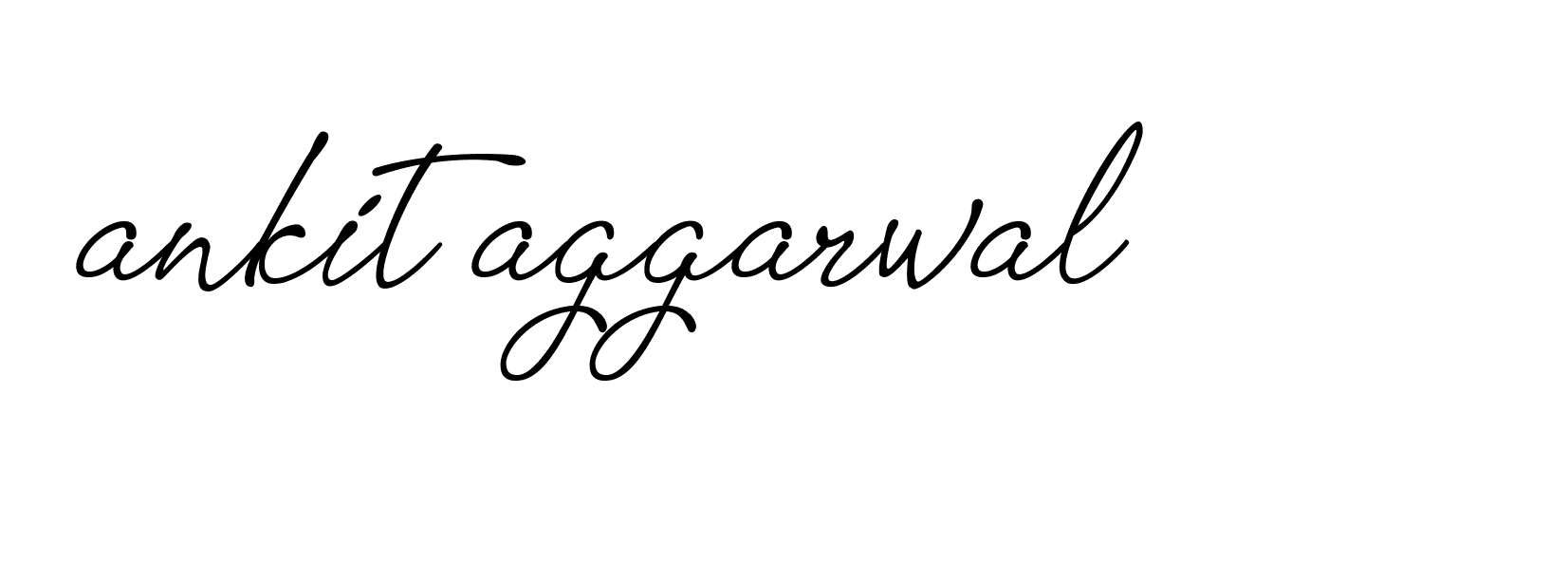 Signature of ankit-aggarwal