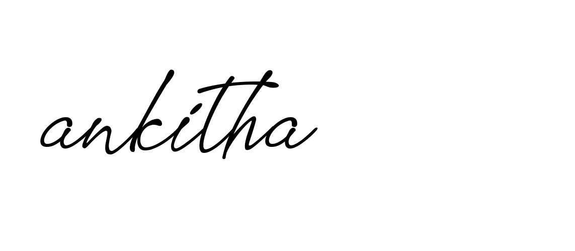 Signature of ankitha-