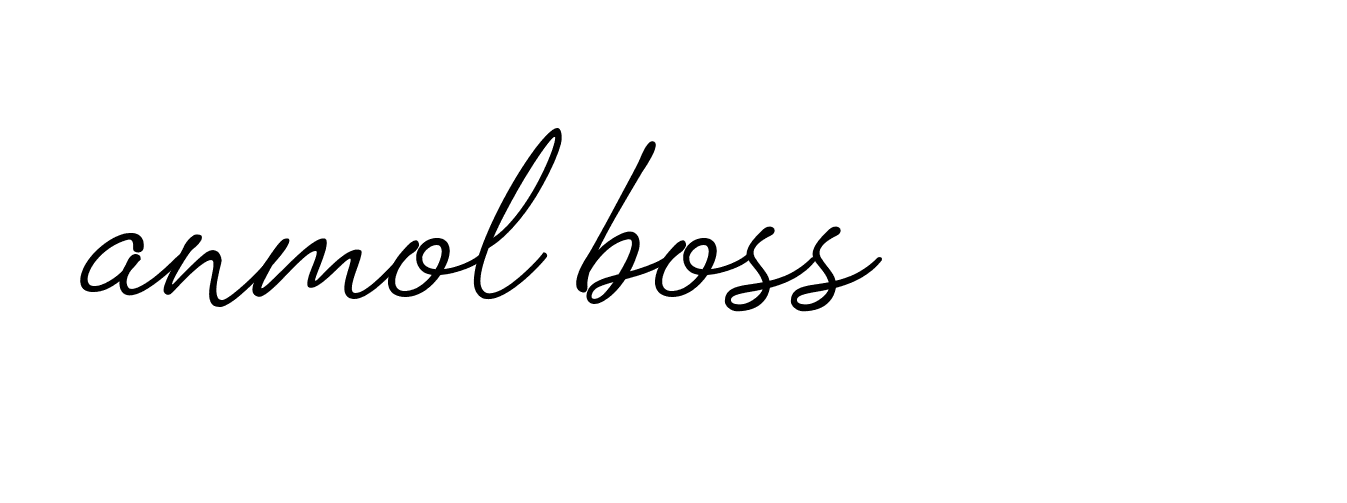 Signature of anmol-boss