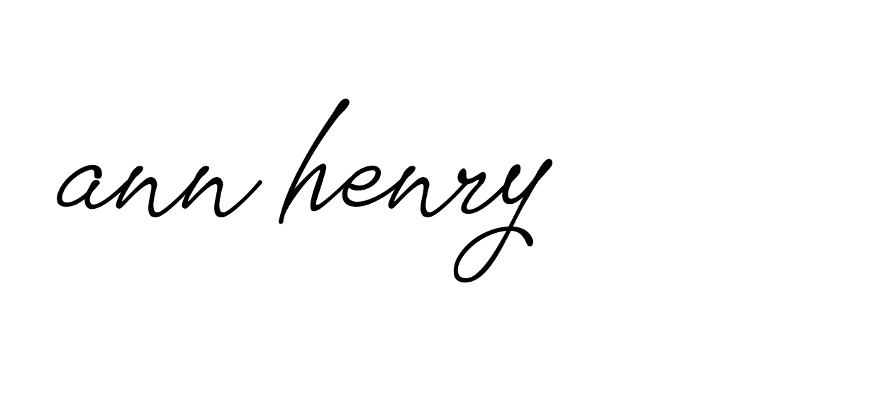 Signature of ann-henry